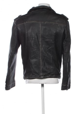 Męska skórzana kurtka Superdry, Rozmiar L, Kolor Szary, Cena 644,99 zł