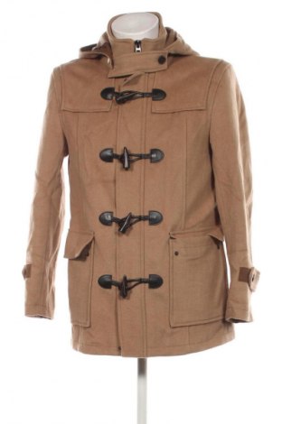 Мъжко палто Zara, Размер S, Цвят Кафяв, Цена 62,99 лв.