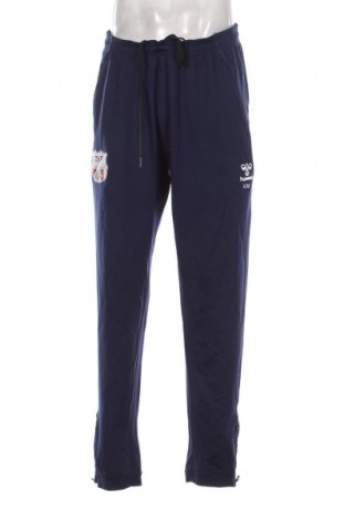 Pantaloni trening de bărbați Hummel, Mărime XL, Culoare Albastru, Preț 93,99 Lei