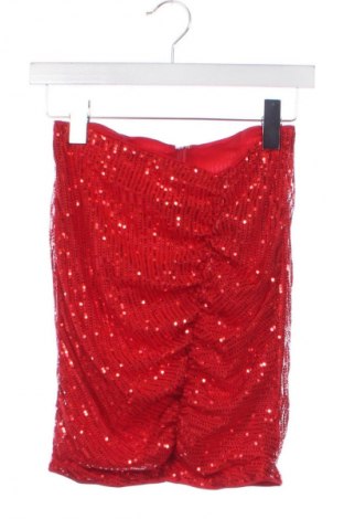 Rock SHEIN, Größe XS, Farbe Rot, Preis 10,00 €