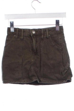 Fustă Stradivarius, Mărime XS, Culoare Verde, Preț 76,32 Lei