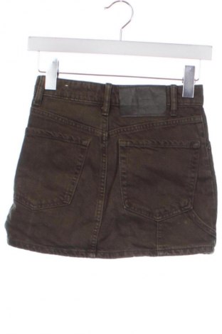 Fustă Stradivarius, Mărime XS, Culoare Verde, Preț 76,32 Lei