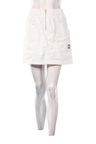 Fustă Tommy Jeans, Mărime S, Culoare Alb, Preț 214,99 Lei