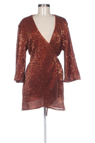 Kleid Boohoo, Größe XL, Farbe Braun, Preis 33,99 €