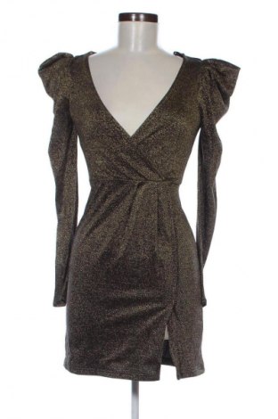 Sukienka Gina Tricot, Rozmiar XS, Kolor Złocisty, Cena 62,07 zł