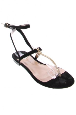 Sandalen Stradivarius, Größe 37, Farbe Schwarz, Preis € 10,99