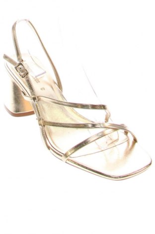 Σανδάλια Stradivarius, Μέγεθος 40, Χρώμα Χρυσαφί, Τιμή 15,99 €