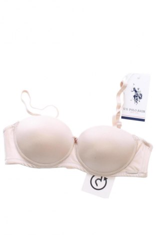 Сутиен U.S. Polo Assn., Размер S, Цвят Бежов, Цена 62,00 лв.