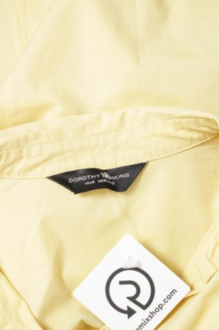 Γυναικείο πουκάμισο Dorothy Perkins, Μέγεθος L, Χρώμα Κίτρινο, Τιμή 10,31 €