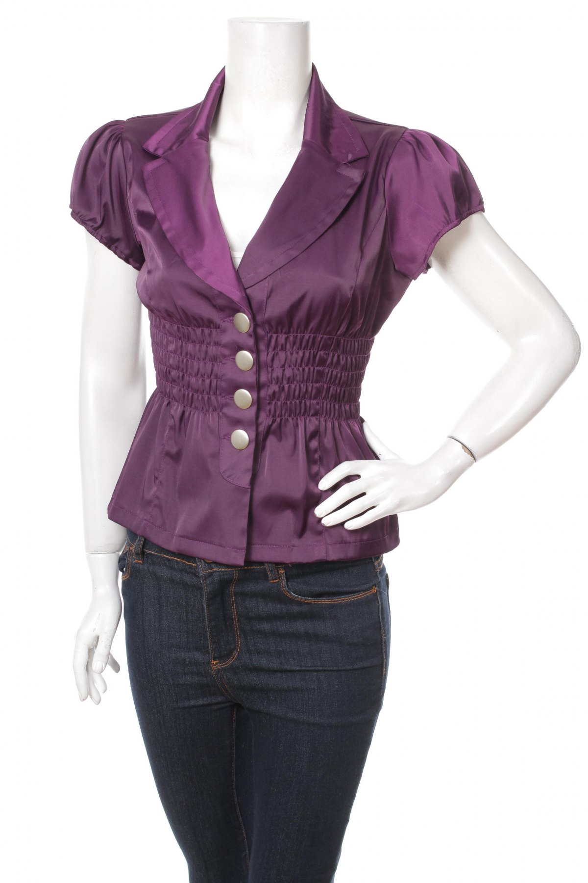 Γυναικείο πουκάμισο, Μέγεθος XS, Χρώμα Βιολετί, Τιμή 11,34 €