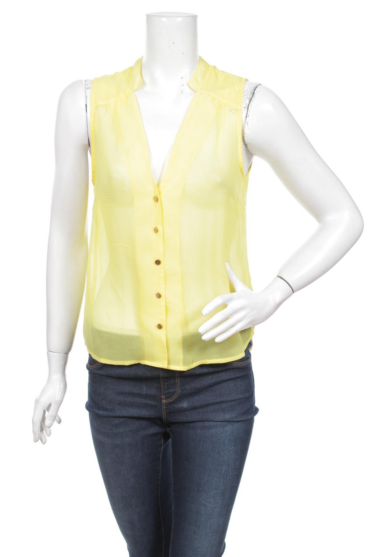 Γυναικείο πουκάμισο H&M, Μέγεθος S, Χρώμα Κίτρινο, Τιμή 9,79 €