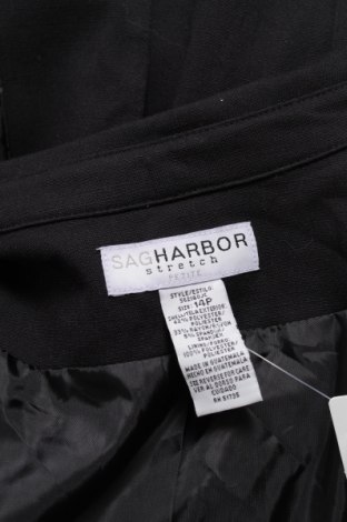 Дамско сако Sag Harbor, Размер L, Цвят Черен, Цена 29,75 лв.
