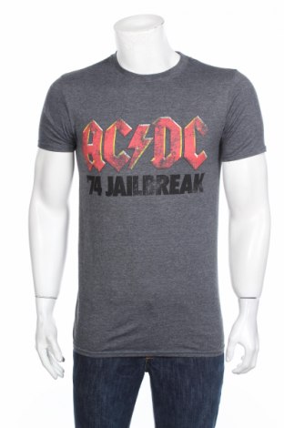 Pánske tričko ACDC, Veľkosť M, Farba Sivá, 50% bavlna, 50% polyester, Cena 15,85 €