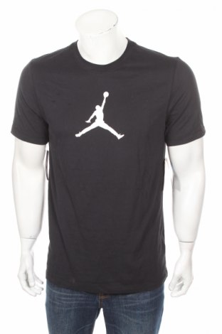 Pánske tričko Air Jordan Nike, Veľkosť M, Farba Čierna, 57% bavlna, 43% polyester, Cena 28,01 €