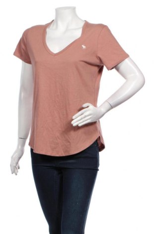 Γυναικείο t-shirt Abercrombie & Fitch, Μέγεθος M, Χρώμα  Μπέζ, Βαμβάκι, Τιμή 15,84 €