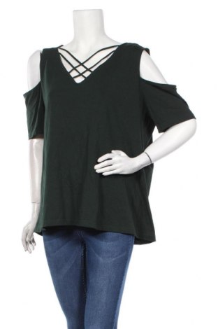 Γυναικεία μπλούζα Anna Field, Μέγεθος 3XL, Χρώμα Πράσινο, 95% βαμβάκι, 5% ελαστάνη, Τιμή 18,95 €