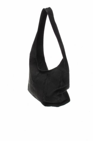 Дамска чанта Laura Di Maggio, Цвят Черен, Естествен велур, Цена 65,00 лв.