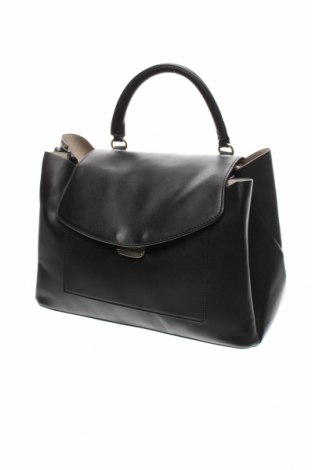 Дамска чанта Mango, Цвят Черен, Еко кожа, Цена 46,55 лв.