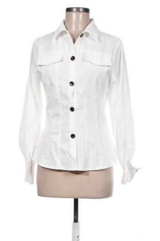 Γυναικείο πουκάμισο SHEIN, Μέγεθος XS, Χρώμα Λευκό, Πολυεστέρας, Τιμή 5,57 €