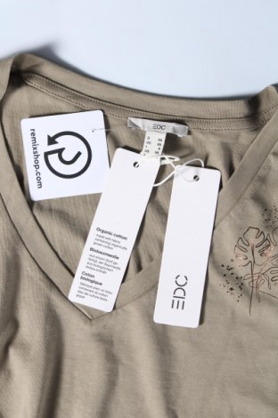 Γυναικείο t-shirt Edc By Esprit, Μέγεθος XS, Χρώμα Πράσινο, Βαμβάκι, Τιμή 7,58 €