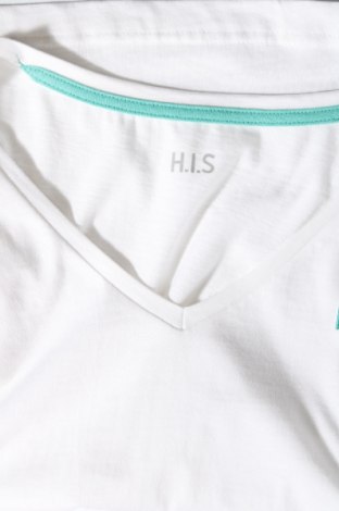 Γυναικείο t-shirt H.I.S, Μέγεθος XXS, Χρώμα Λευκό, Βαμβάκι, Τιμή 7,11 €