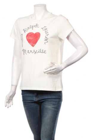 Dámské tričko Polo By Ralph Lauren, Velikost M, Barva Krémová, Bavlna, Cena  1 282,00 Kč