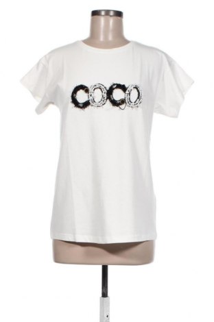 Damski T-shirt Rick Cardona, Rozmiar S, Kolor Biały, 95% bawełna, 5% elastyna, Cena 79,70 zł