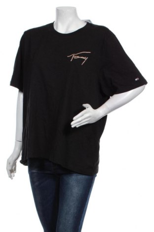 Damen T-Shirt Tommy Hilfiger, Größe 3XL, Farbe Schwarz, Baumwolle, Preis 34,64 €