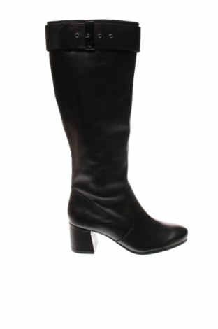 Γυναικείες μπότες Caprice, Μέγεθος 40, Χρώμα Μαύρο, Γνήσιο δέρμα, Τιμή 21,25 €