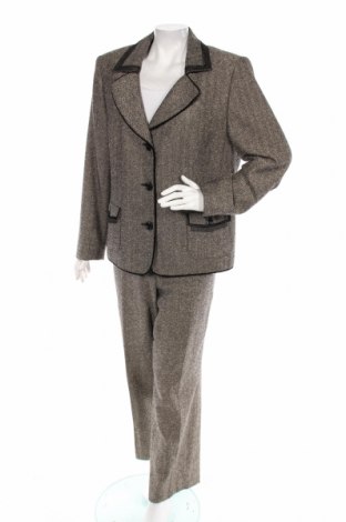 Damen Kostüm Gerry Weber, Größe XL, Farbe Grau, 52% Wolle, 28% Viskose, 20% Polyamid, Preis 85,59 €