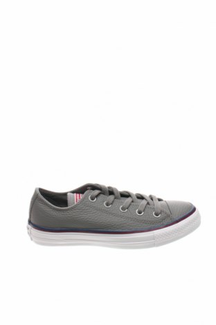 Дамски обувки Converse, Размер 36, Цвят Сив, Естествена кожа, Цена 59,15 лв.