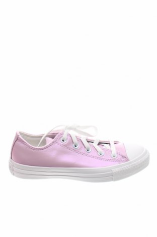 Дамски обувки Converse, Размер 36, Цвят Розов, Естествена кожа, Цена 59,15 лв.