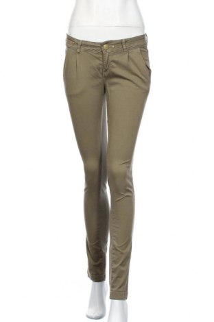 Pantaloni de femei Bershka, Mărime S, Culoare Verde, Preț 8,06 Lei