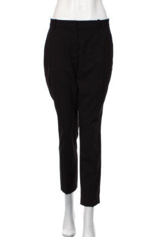 Pantaloni de femei H&M, Mărime L, Culoare Negru, 63% poliester, 33% viscoză, 4% elastan, Preț 92,10 Lei