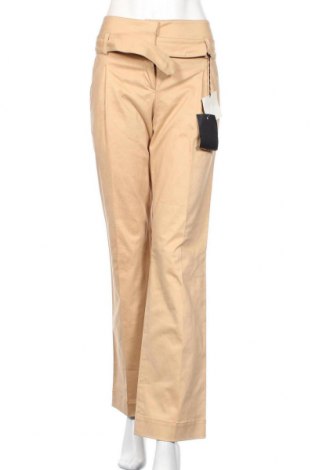 Дамски панталон Just Cavalli, Размер S, Цвят Бежов, 97% памук, 3% еластан, Цена 416,00 лв.