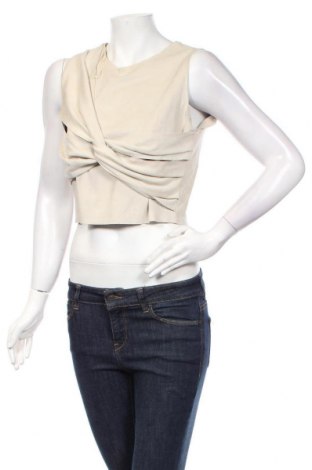 Γυναικείο αμάνικο μπλουζάκι Zara, Μέγεθος L, Χρώμα  Μπέζ, Τιμή 9,53 €