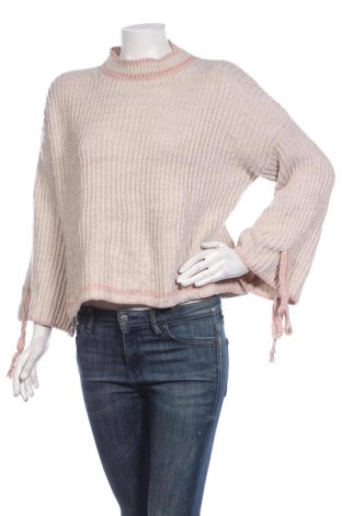 Дамски пуловер, Размер M, Цвят Бежов, Цена 3,02 лв.