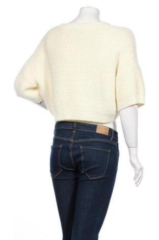 Дамски пуловер, Размер M, Цвят Екрю, Цена 33,60 лв.