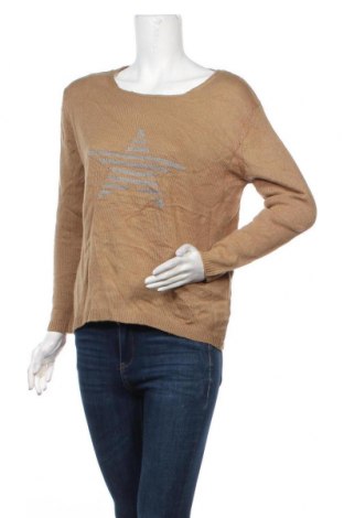 Дамски пуловер Amici, Размер S, Цвят Кафяв, Акрил, Цена 30,24 лв.