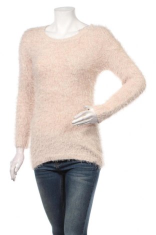 Дамски пуловер Jennyfer, Размер S, Цвят Бежов, 56% акрил, 44% полиамид, Цена 30,24 лв.