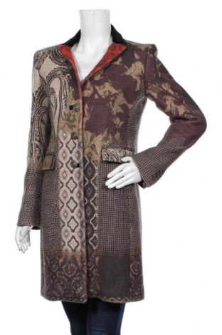 Дамско палто Etro, Размер M, Цвят Многоцветен, 68% вълна, 27% полиамид, 3% памук, Цена 416,00 лв.