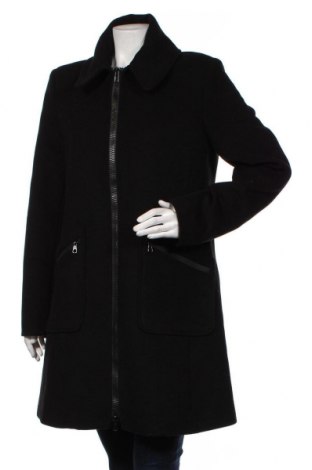 Дамско палто Love Moschino, Размер M, Цвят Черен, 80% вълна, 20% полиакрил, Цена 727,70 лв.