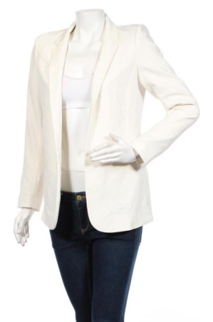 Дамско сако H&M, Размер M, Цвят Бял, 90% полиестер, 10% еластан, Цена 32,00 лв.