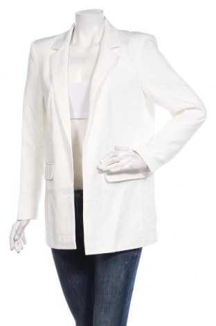 Γυναικείο σακάκι Pieces, Μέγεθος L, Χρώμα Λευκό, 88% πολυεστέρας, 12% ελαστάνη, Τιμή 20,65 €