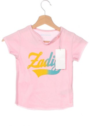 Dětské tričko  Zadig & Voltaire, Velikost 3-4y/ 104-110 cm, Barva Růžová, Bavlna, Cena  654,00 Kč