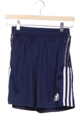Pantaloni scurți pentru copii Adidas, Mărime 13-14y/ 164-168 cm, Culoare Albastru, Poliester, Preț 111,84 Lei