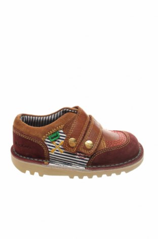 Παιδικά παπούτσια Kickers, Μέγεθος 27, Χρώμα Καφέ, Γνήσιο δέρμα, Τιμή 21,56 €