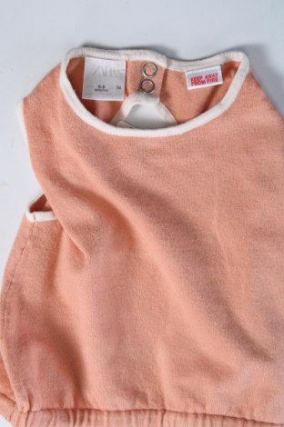Детски потник Zara, Размер 6-9m/ 68-74 см, Цвят Оранжев, Цена 21,00 лв.