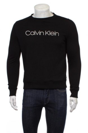 Bluză de bărbați Calvin Klein, Mărime M, Culoare Negru, Bumbac, Preț 466,28 Lei