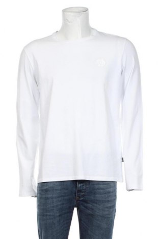 Мъжка блуза Just Cavalli, Размер XXL, Цвят Бял, 92% памук, 8% еластан, Цена 190,27 лв.
